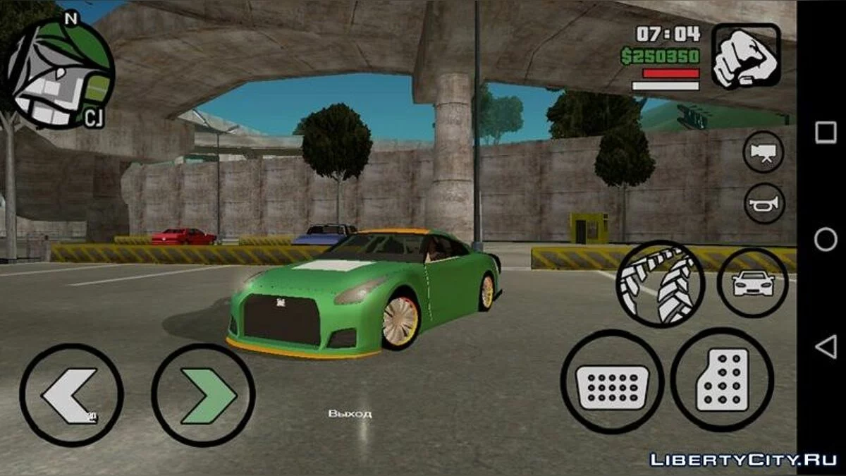 Nissan GTR R-35 Top Speed (только DFF) / GTA San Andreas (iOS, Android)