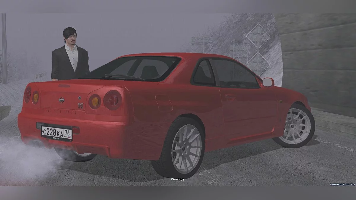 Nissan GTR R34 / GTA San Andreas (iOS, Android)