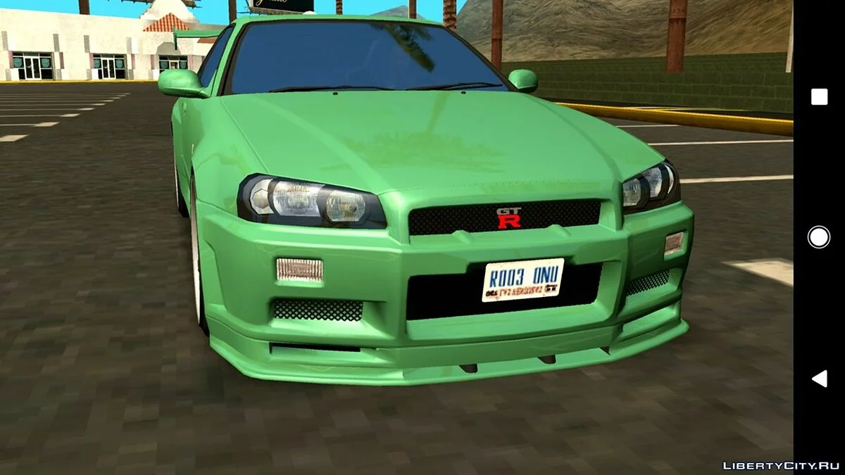 Nissan Skyline GT-R R34 v3.0 (только DFF) / GTA San Andreas (iOS, Android)