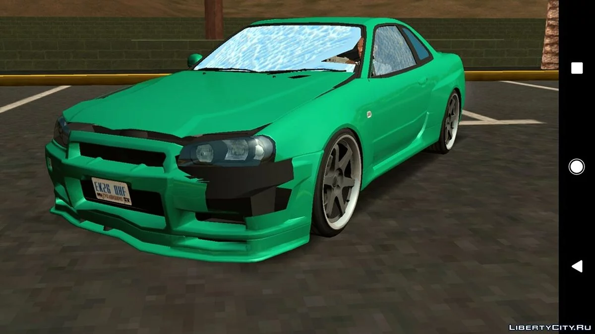 Nissan Skyline GT-R R34 v3.0 (только DFF) / GTA San Andreas (iOS, Android)