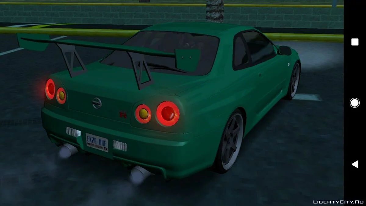 Nissan Skyline GT-R R34 v3.0 (только DFF) / GTA San Andreas (iOS, Android)