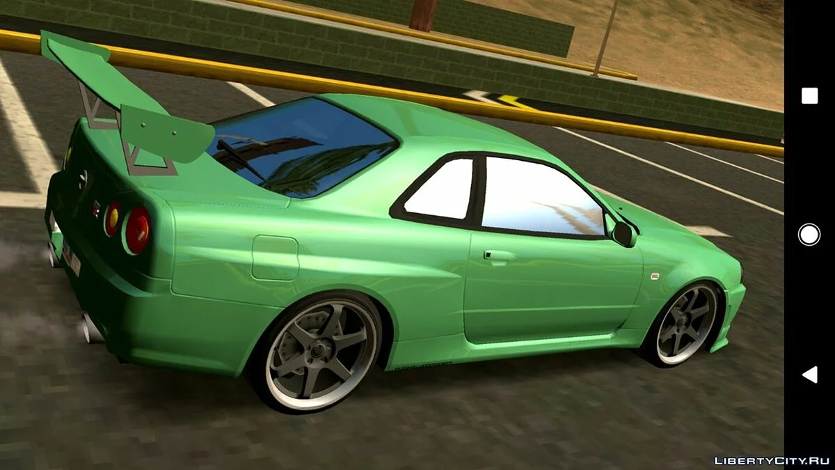 Nissan Skyline GT-R R34 v3.0 (только DFF) / GTA San Andreas (iOS, Android)