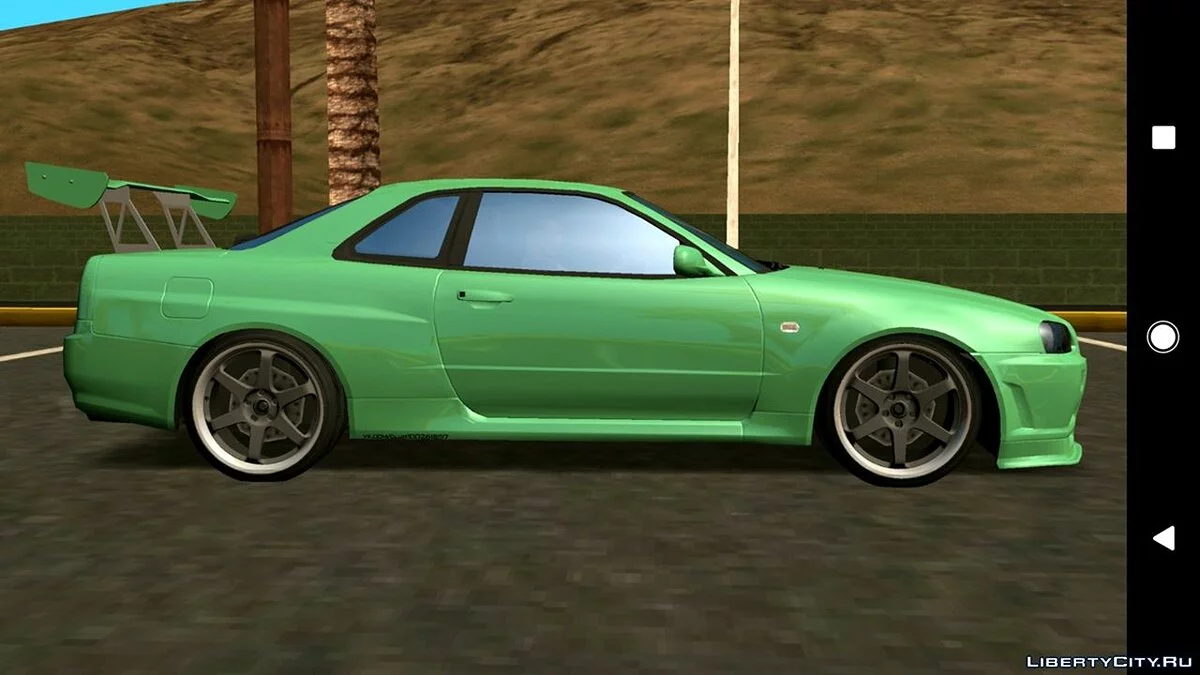 Nissan Skyline GT-R R34 v3.0 (только DFF) / GTA San Andreas (iOS, Android)