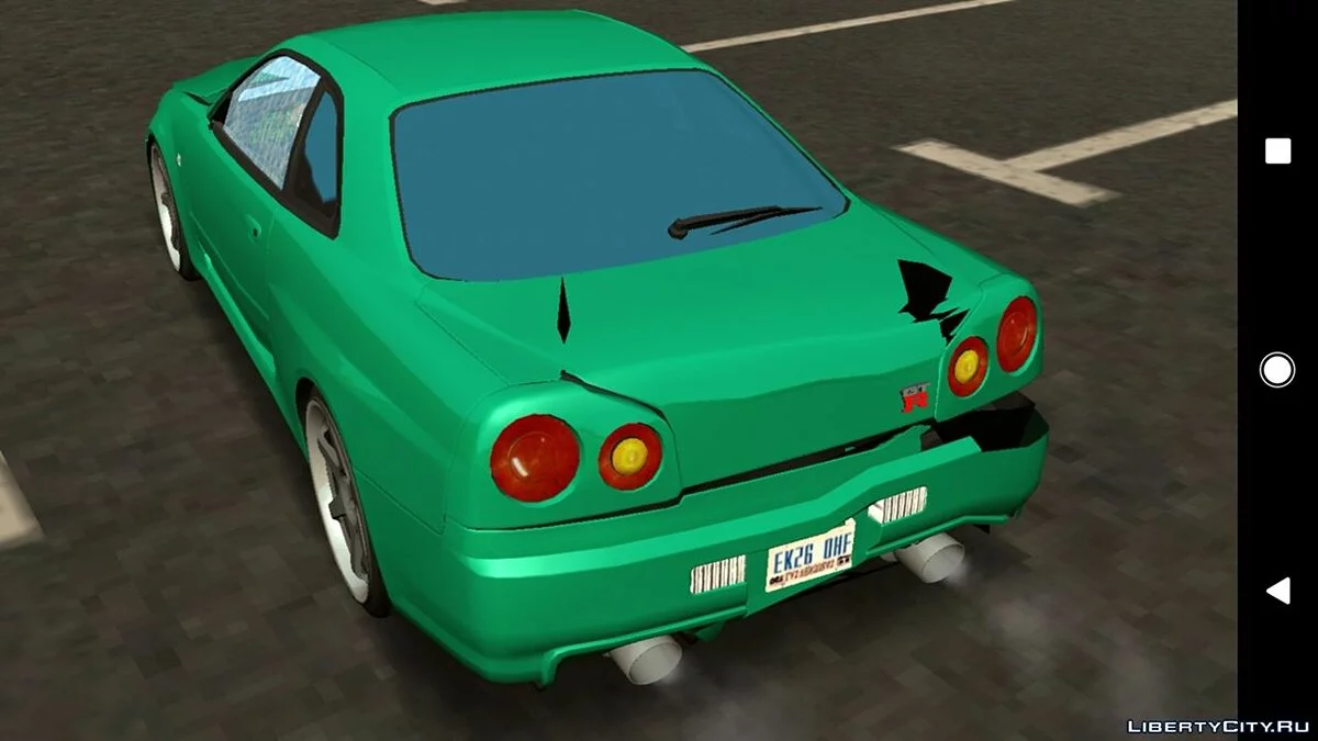 Nissan Skyline GT-R R34 v3.0 (только DFF) / GTA San Andreas (iOS, Android)
