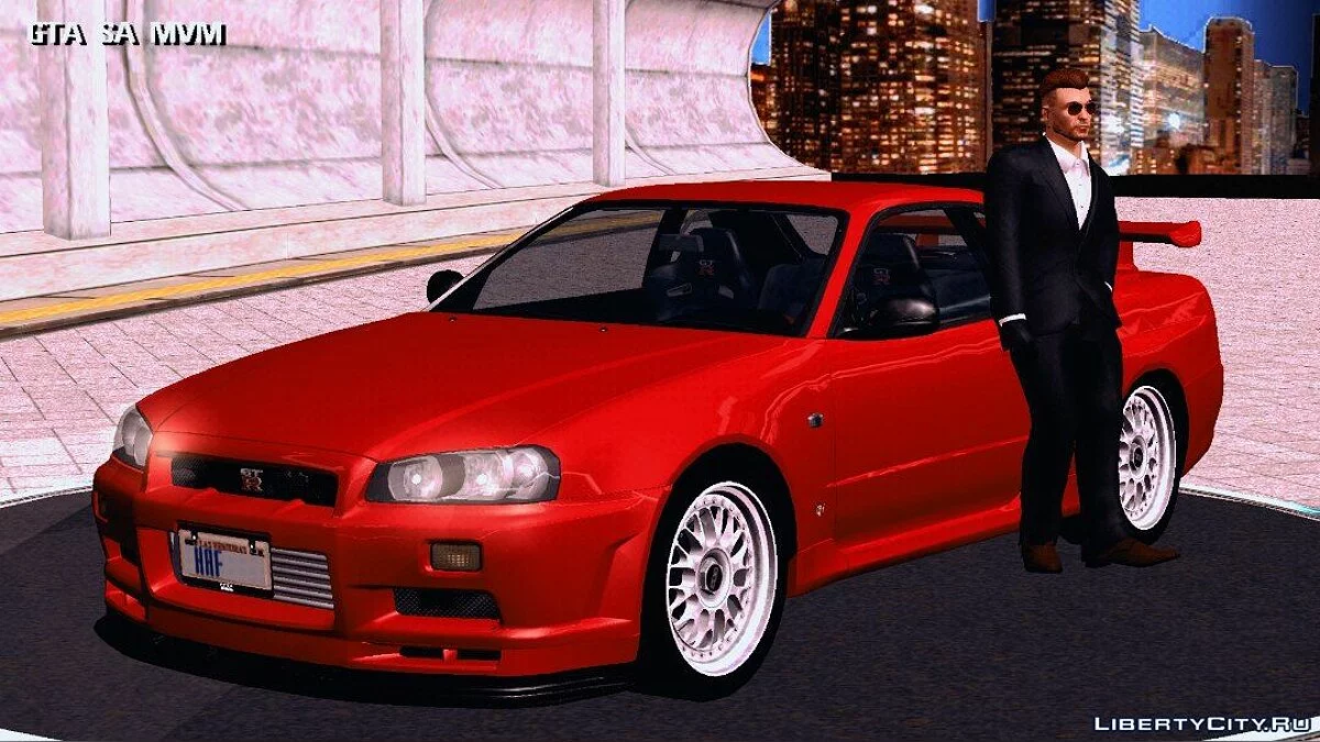 Nissan Skyline GTR R34 / GTA San Andreas (iOS, Android)
