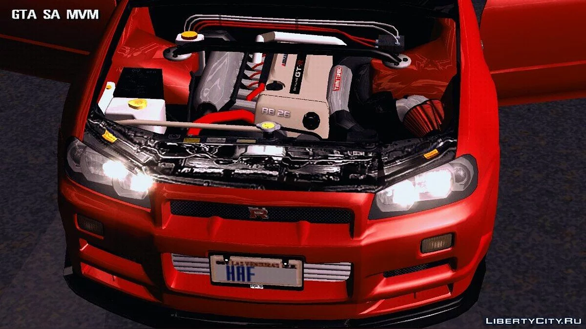 Nissan Skyline GTR R34 / GTA San Andreas (iOS, Android)