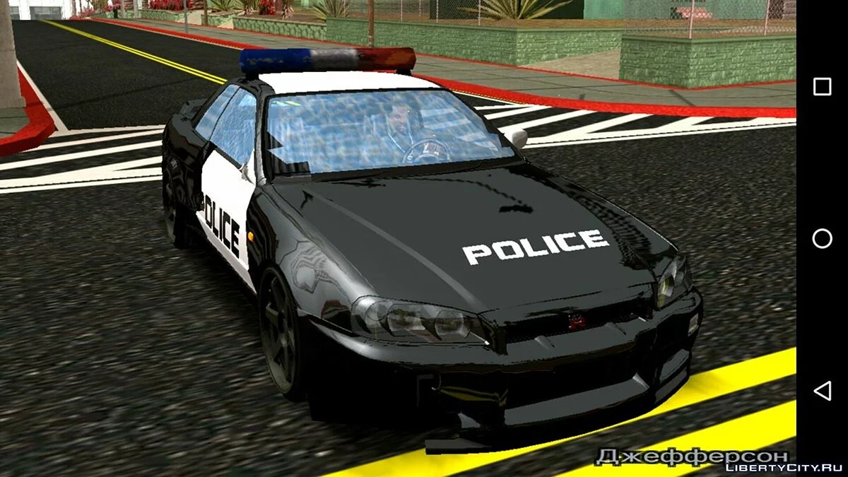 Nissan Skyline R32/34 Police (только DFF) / GTA San Andreas (iOS, Android)