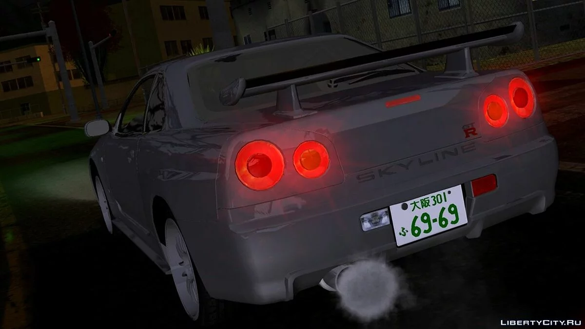 Nissan Skyline R34 GT-R (только DFF) / GTA San Andreas (iOS, Android)