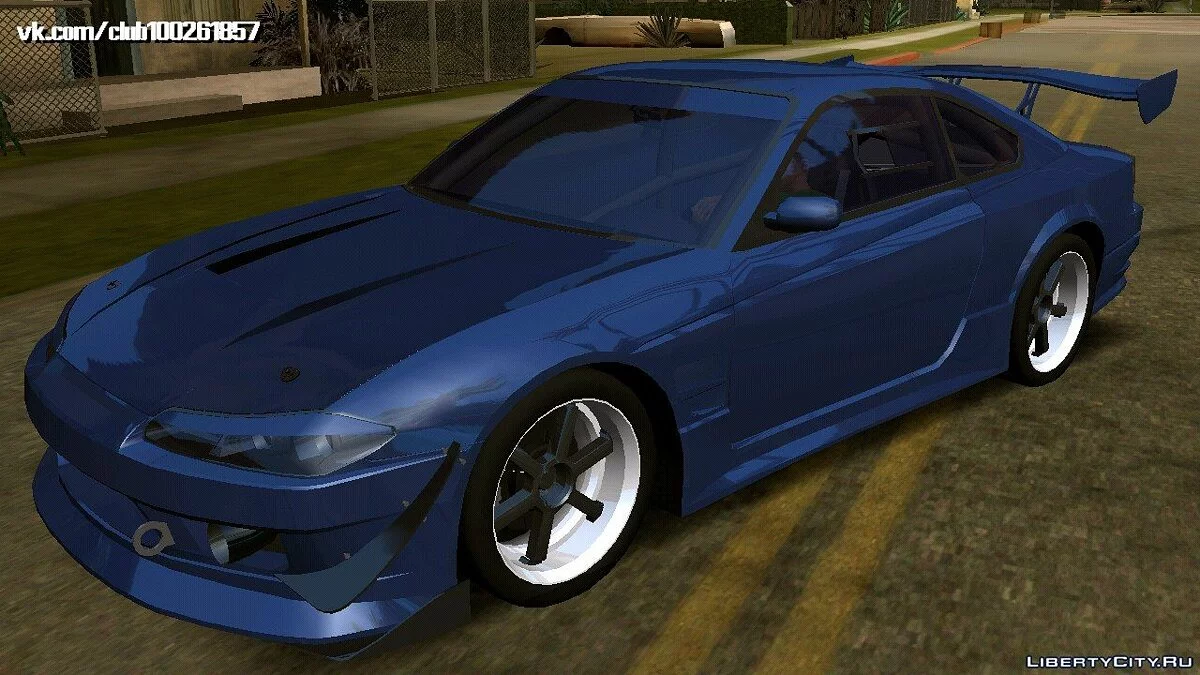 Nissan Silvia (версия для дрифта, только DFF) / GTA San Andreas (iOS, Android)