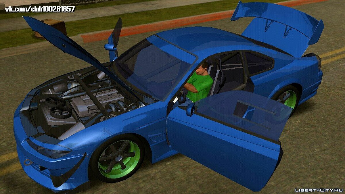 Скачать Nissan Silvia (версия для дрифта, только DFF) для GTA San Andreas  (iOS, Android)