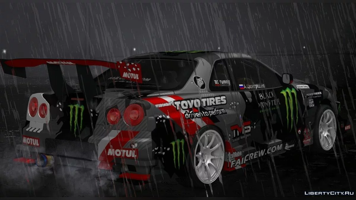 Nissan Skyline Badass VR34 / GTA San Andreas (iOS, Android)