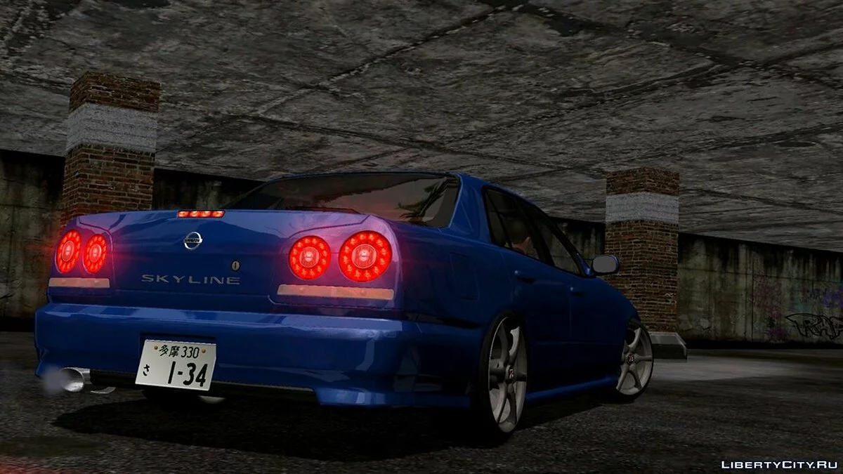 Nissan Skyline ER34 GT-R (только DFF) / GTA San Andreas (iOS, Android)