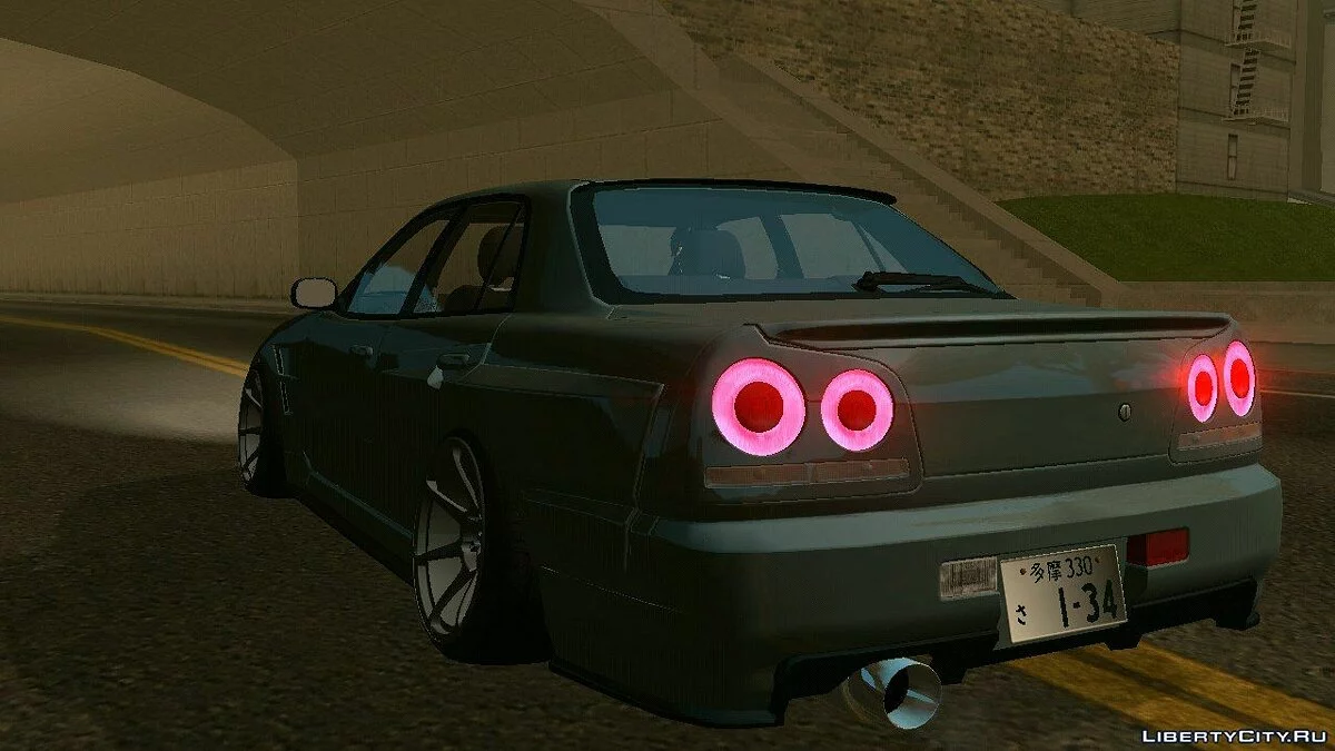 Nissan Skyline ER34 wide body (только DFF) / GTA San Andreas (iOS, Android)