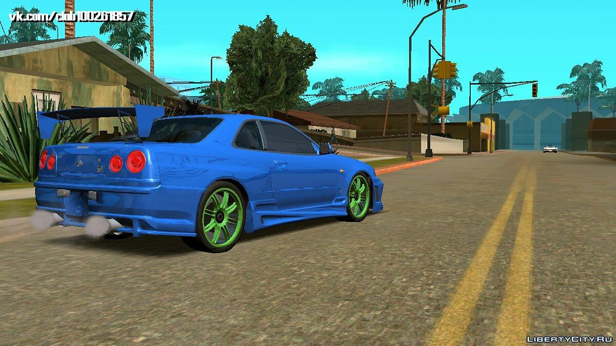 Скачать Nissan Skyline GTR-34 Tuning (только DFF) для GTA San Andreas (iOS,  Android)