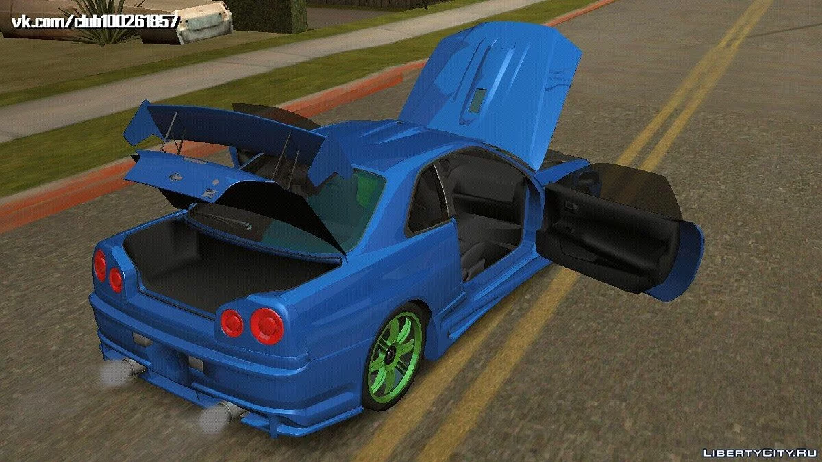 Nissan Skyline GTR-34 Tuning (только DFF) / GTA San Andreas (iOS, Android)