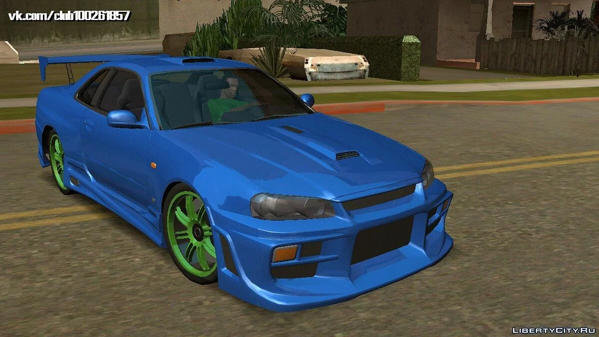 Nissan Skyline GTR-34 Tuning (только DFF) / GTA San Andreas (iOS, Android)
