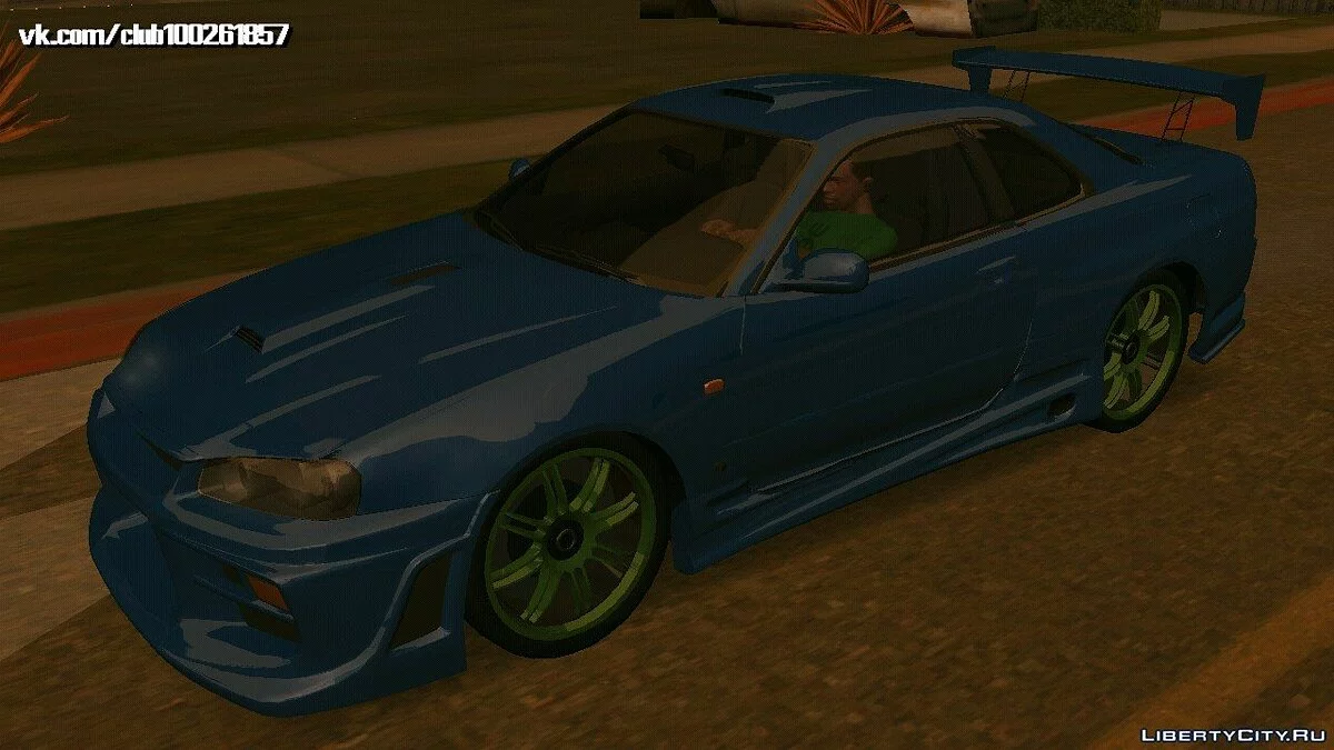 Nissan Skyline GTR-34 Tuning (только DFF) / GTA San Andreas (iOS, Android)