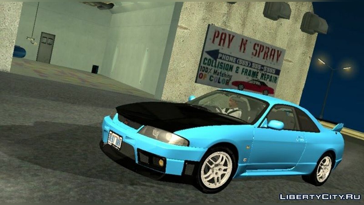 Скачать Nissan Skyline GTR R33 V-Spec для GTA San Andreas (iOS, Android)