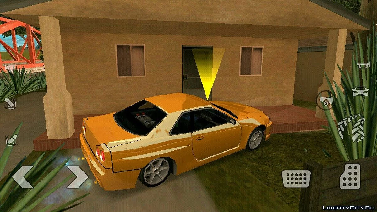 Nissan Skyline — хромированный корпус (только DFF) / GTA San Andreas (iOS, Android)
