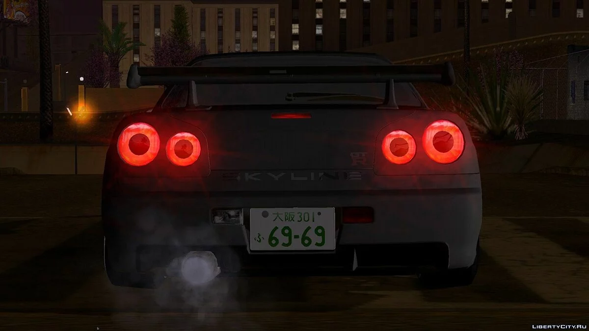 Nissan Skyline R34 GT-R (только DFF) / GTA San Andreas (iOS, Android)
