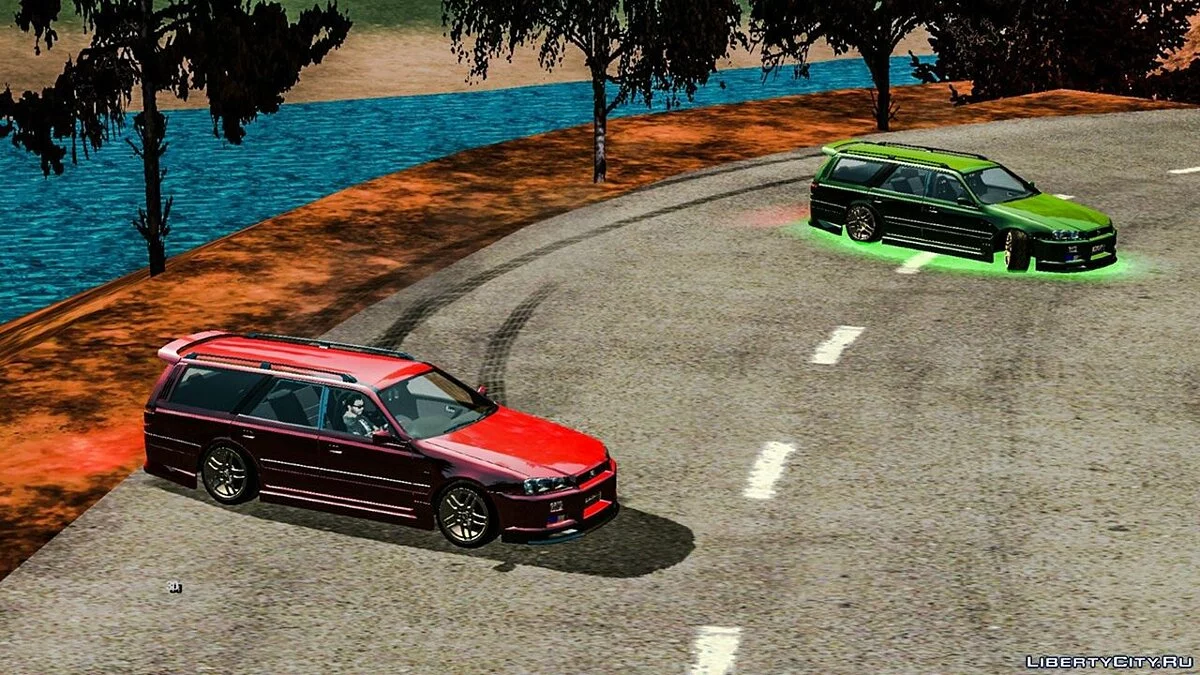 Nissan Stagea GTR (только DFF) / GTA San Andreas (iOS, Android)