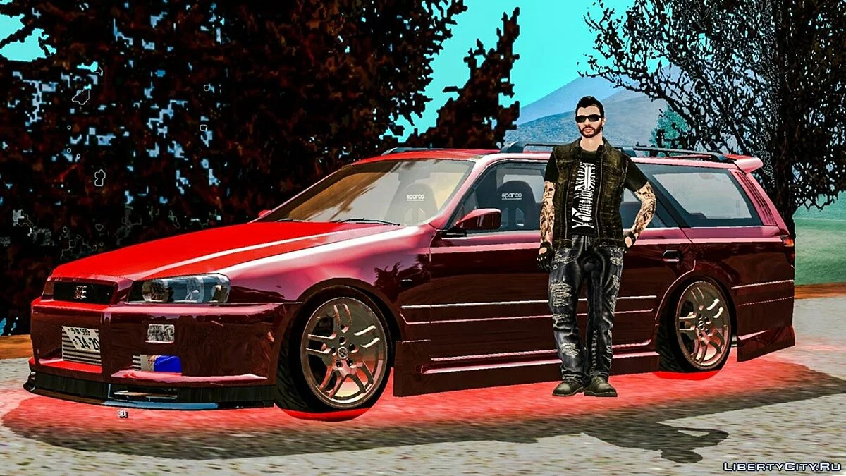 Nissan Stagea GTR (только DFF) / GTA San Andreas (iOS, Android)