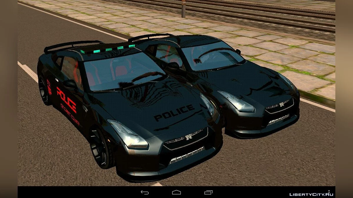 Nissan GT-R - Полиция (только DFF) / GTA San Andreas (iOS, Android)
