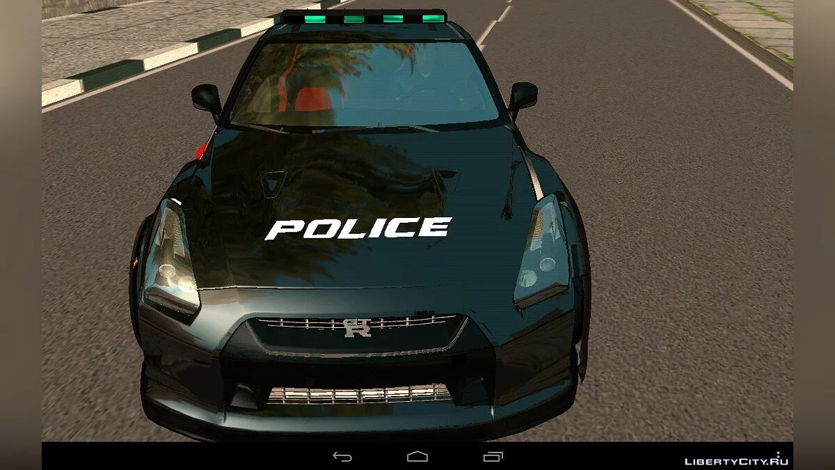 Nissan GT-R - Полиция (только DFF) / GTA San Andreas (iOS, Android)