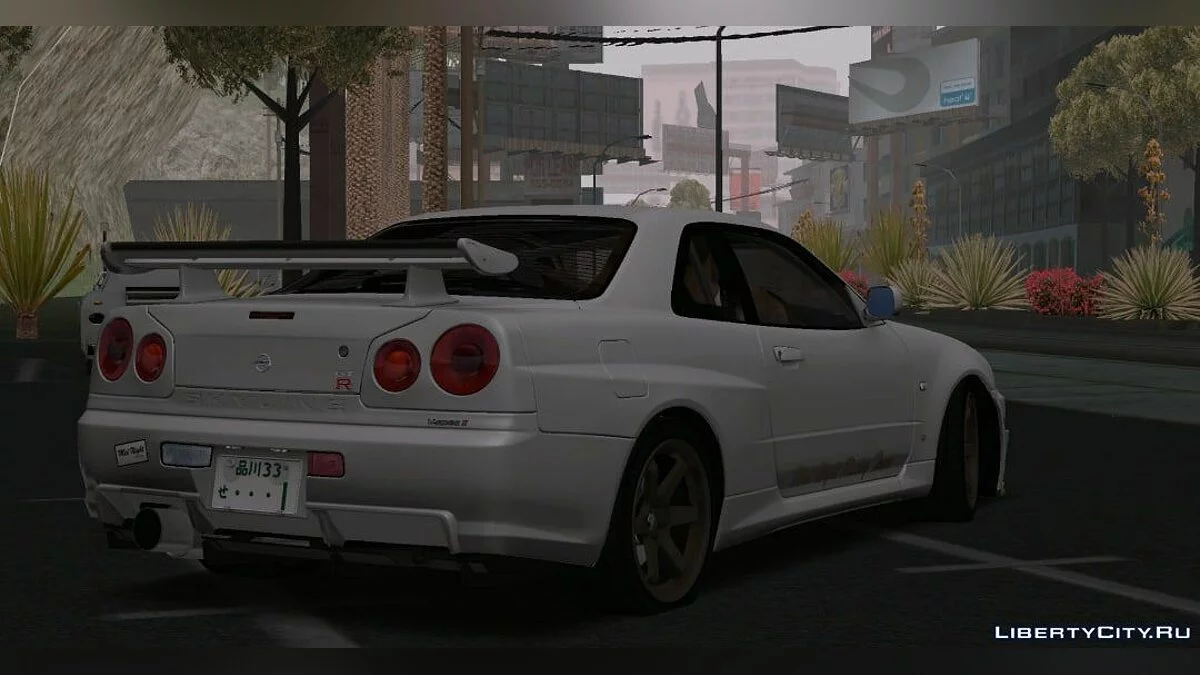 Nissan Skyline R34 / GTA San Andreas (iOS, Android)