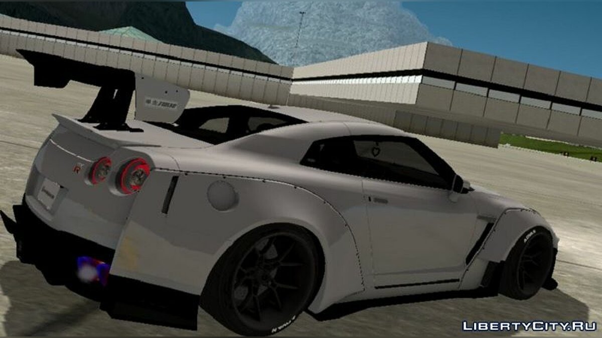 Скачать Aimgain GT Type-2 Nissan GTR R35 (SA lights) для GTA San Andreas  (iOS, Android)