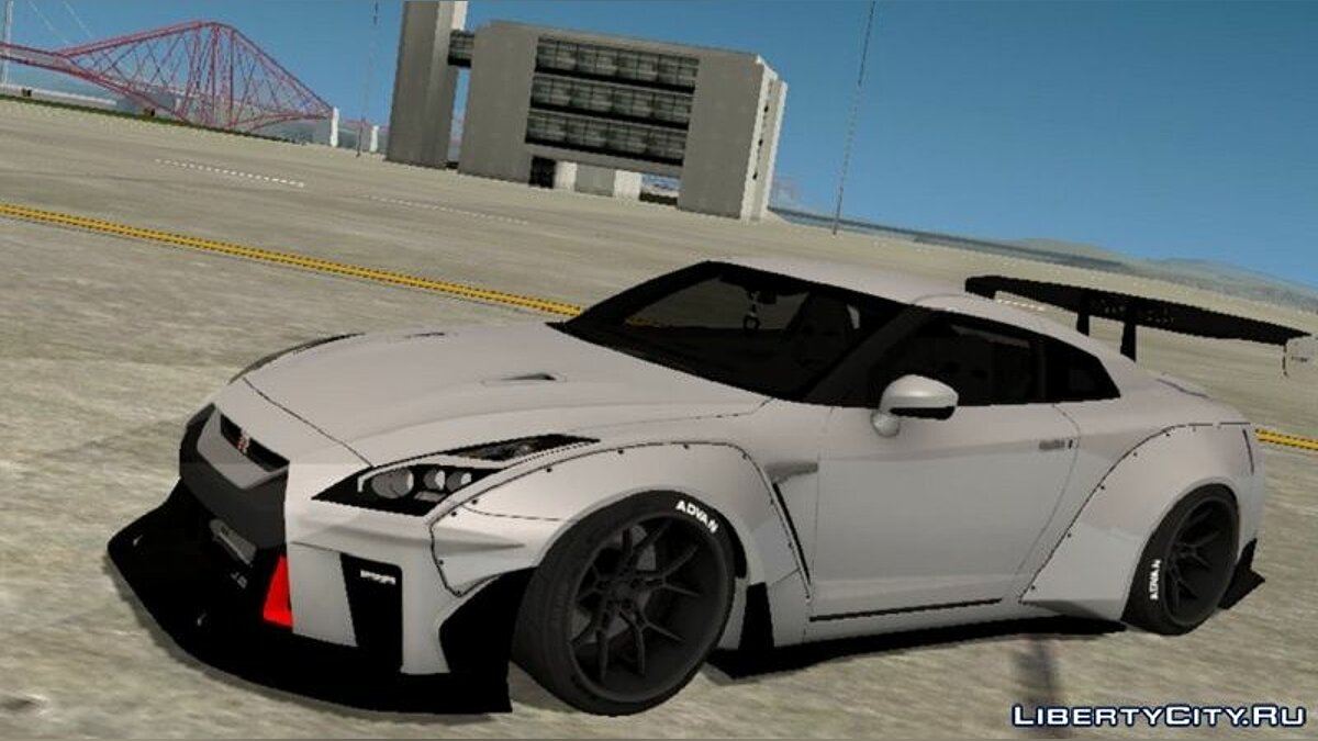 Скачать Aimgain GT Type-2 Nissan GTR R35 (SA lights) для GTA San Andreas  (iOS, Android)