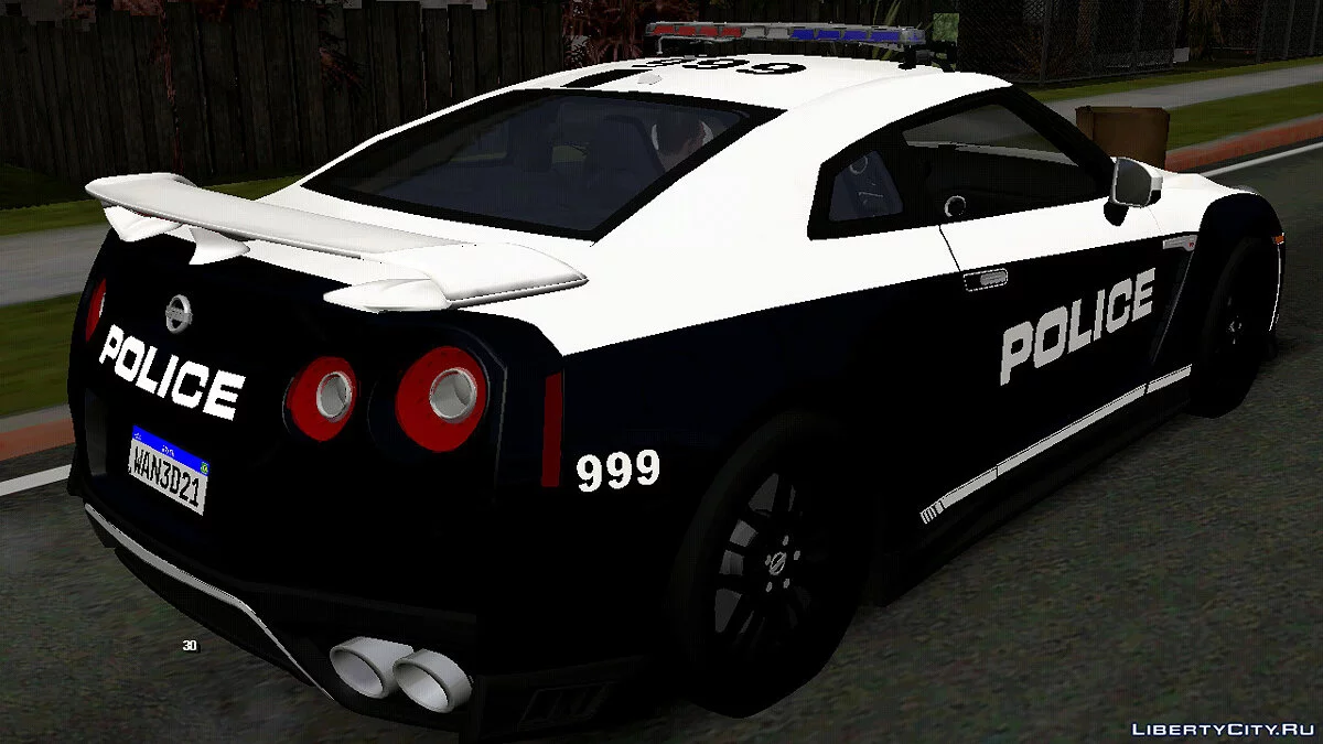Nissan GTR R35 - Полиция (только DFF) / GTA San Andreas (iOS, Android)