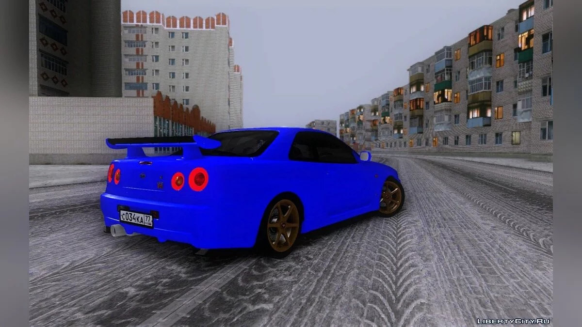 Nissan Skyline R34 GT-R Original / GTA San Andreas (iOS, Android)