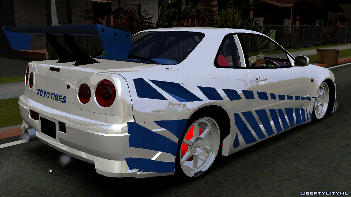 Nissan Skyline R34 (тільки DFF) для GTA San Andreas (iOS, Android) - Картинка #2