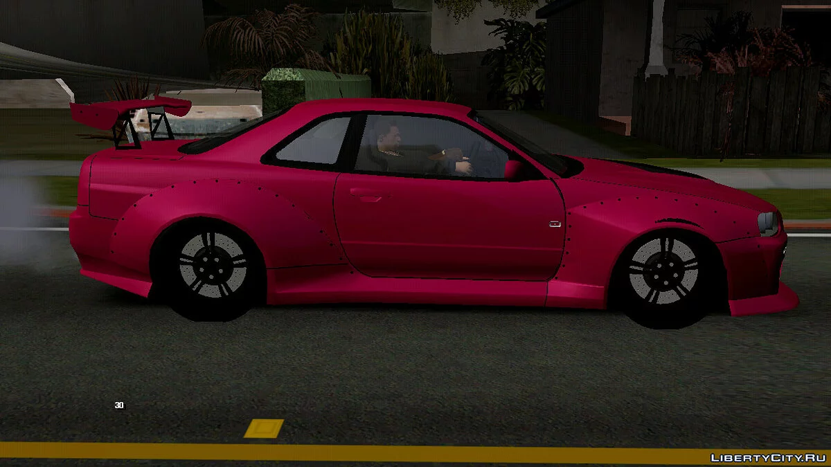 Nissan Skyline R34 Wide Body (только DFF) / GTA San Andreas (iOS, Android)
