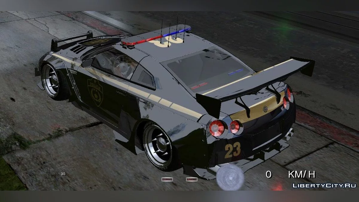 Nissan GTR R35 Police / GTA San Andreas (iOS, Android)