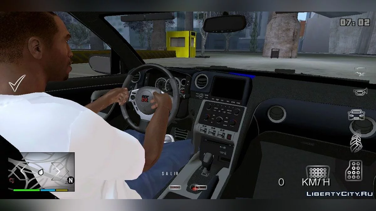 Nissan GTR R35 Police / GTA San Andreas (iOS, Android)