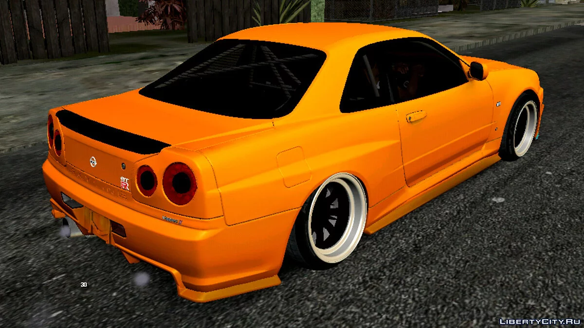 Nissan GT-R 34 / GTA San Andreas (iOS, Android)