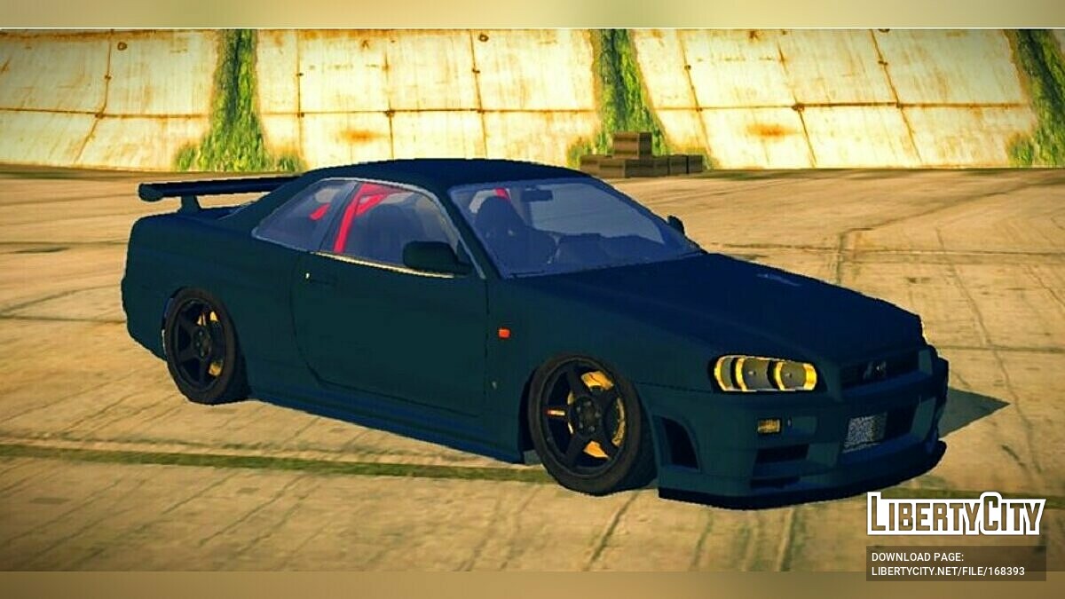 Скачать Nissan GTR R34 F4 для GTA San Andreas (iOS, Android)