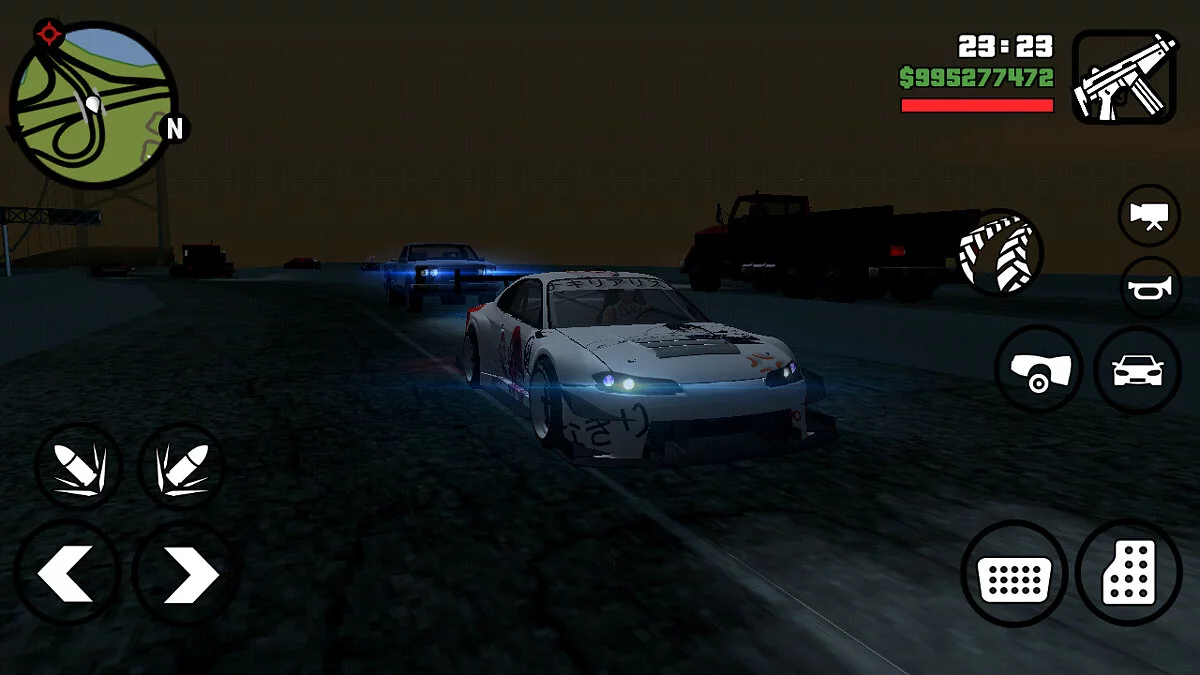Nissan Silvia S15 Anime Livery / GTA San Andreas (iOS, Android)