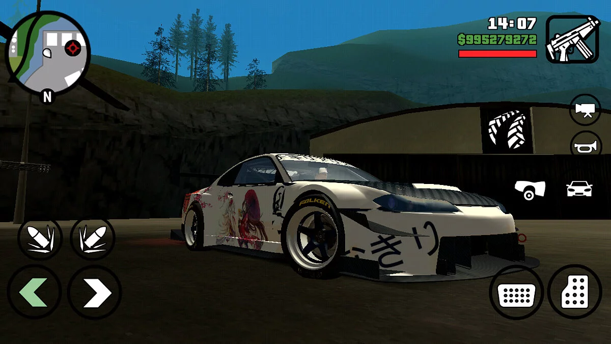 Nissan Silvia S15 Anime Livery / GTA San Andreas (iOS, Android)