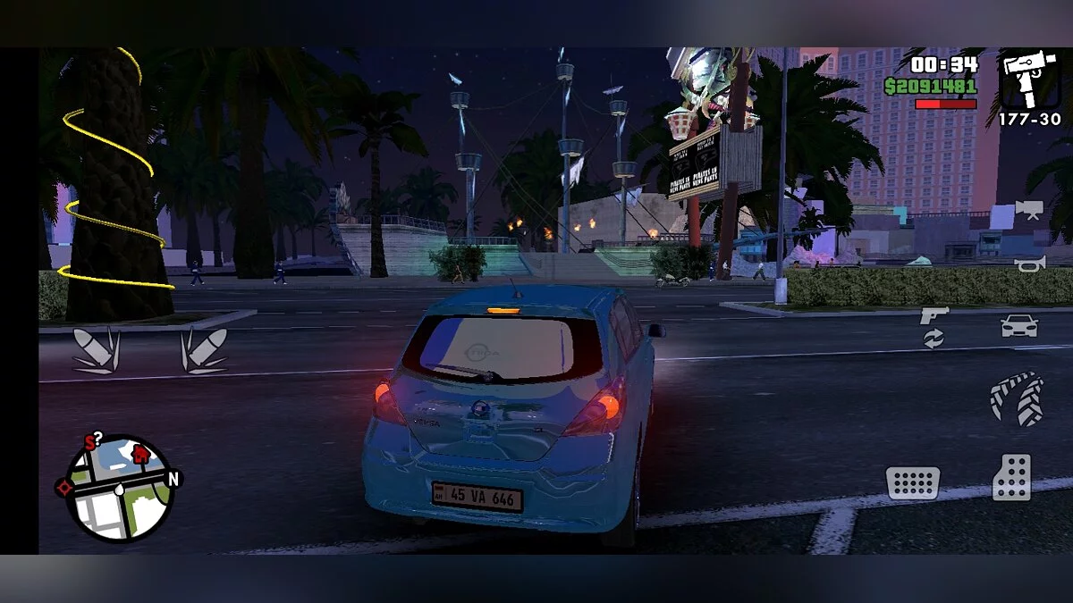 Nissan Tida / GTA San Andreas (iOS, Android)