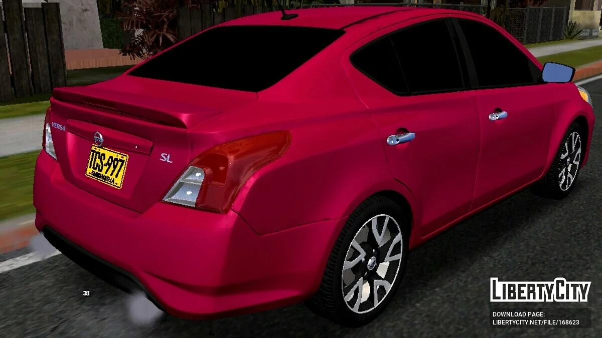 2015 Nissan Versa Sedan (только DFF) / GTA San Andreas (iOS, Android)