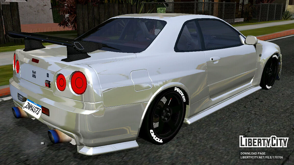 Nissan GTR R34 / GTA San Andreas (iOS, Android)