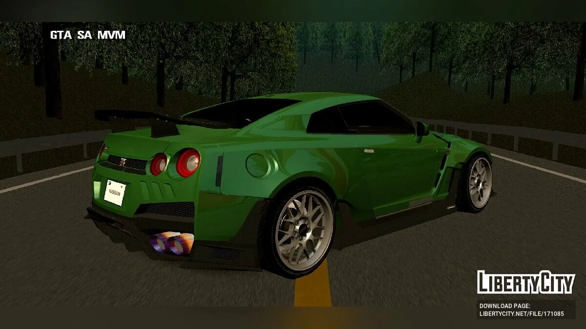 Nissan GTR R35 / GTA San Andreas (iOS, Android)