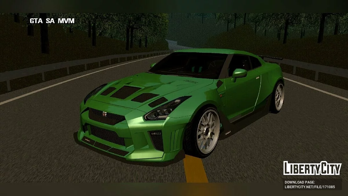 Nissan GTR R35 / GTA San Andreas (iOS, Android)