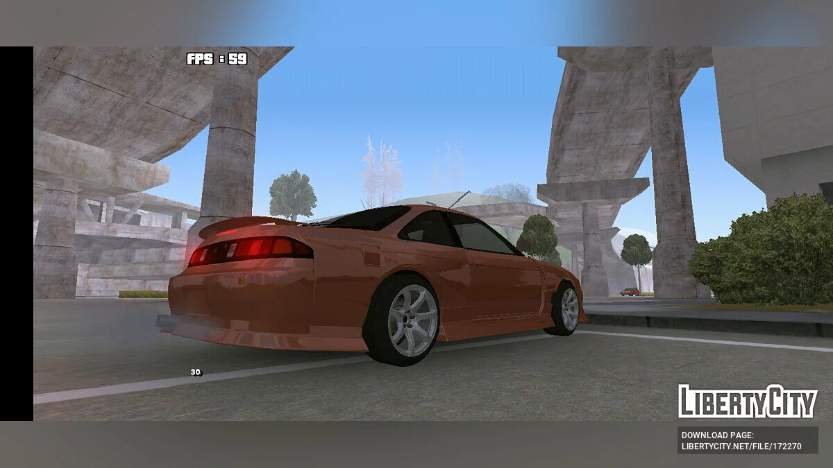 Nissan Silvia S14 Dmax / GTA San Andreas (iOS, Android)