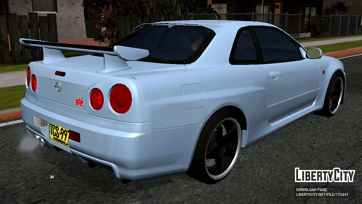Nissan Skyline GT-R R34 (только DFF) / GTA San Andreas (iOS, Android)