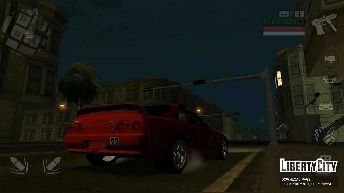 Nissan Skyline R32 (Group A) / GTA San Andreas (iOS, Android)