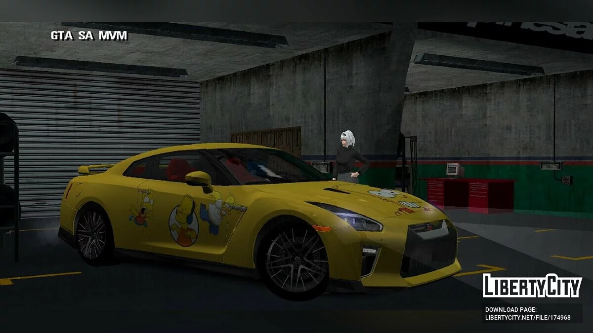 Nissan GTR 35 / GTA San Andreas (iOS, Android)